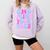 OMG Point Your Toes Dancing Teacher Tap Dancer Dance For Men Women Kids Comfort Colors Sweatshirt Orchid