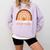 One Thankful Science Teacher Rainbow Boho Fall Thanksgiving Comfort Colors Sweatshirt Orchid