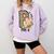 P Is For Pre K Teacher Leopard First Day Of School For Men Women Girls Kids Comfort Colors Sweatshirt Orchid