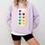 Paint Palette ArtSet Halloween Costume For Teachers Students For Men Women Kids Comfort Colors Sweatshirt Orchid