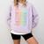 Para Tour Paraprofessional Squad Rock Teacher Back To School Comfort Colors Sweatshirt Orchid Para Tour Paraprofessional Squad Rock Teacher Back To School Comfort Colors Sweatshirt Orchid