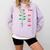 Parts Of a Plant Science For Teachers Kids And Students Comfort Colors Sweatshirt Orchid