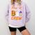 Pre K Boo Crew Teacher Student Halloween Pre Kindergarten Comfort Colors Sweatshirt Orchid