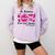 Pre-k Teacher In October We Wear Pink Breast Cancer Comfort Colors Sweatshirt Orchid