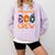 Preschool Boo Crew Preschool Halloween Teacher Kids Comfort Colors Sweatshirt Orchid Preschool Boo Crew Preschool Halloween Teacher Kids Comfort Colors Sweatshirt Orchid