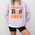 Preschool Boo Crew Halloween Teachers Students Costume Comfort Colors Sweatshirt Orchid