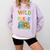 Preschool Teacher Kids Back To School Wild About Pre-K Comfort Colors Sweatshirt Orchid