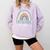 Preschool Teacher Leopard Boho Rainbow Back To School Comfort Colors Sweatshirt Orchid Preschool Teacher Leopard Boho Rainbow Back To School Comfort Colors Sweatshirt Orchid