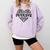 Principal Heart Life School Principal Teacher Appreciation Comfort Colors Sweatshirt Orchid