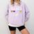 I Promise To Teach Love LGBT-Q Pride Proud Ally Teacher Comfort Colors Sweatshirt Orchid