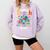 Proud To Teach Multilingual Learner ESL English Teacher Comfort Colors Sweatshirt Orchid