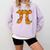 Pumpkin Pi Math Teacher Halloween Costume Geometry Comfort Colors Sweatshirt Orchid