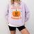 Pumpkin Pie Pi Math Teacher Shirt Halloween Men Adult Comfort Colors Sweatshirt Orchid