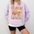 Pumpkin Spice Makes The Teacher Nice Teacher Graduation Comfort Colors Sweatshirt Orchid