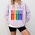Rainbow Roygbiv Kids Artist Costume Art Teacher Comfort Colors Sweatshirt Orchid Rainbow Roygbiv Kids Artist Costume Art Teacher Comfort Colors Sweatshirt Orchid