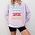 Reading Adventure Library Student Teacher Book Comfort Colors Sweatshirt Orchid