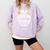 Real Superheroes Wear No Capes Teacher Design Teach Comfort Colors Sweatshirt Orchid
