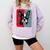 Retro Boston Terrier Dog Lover Bostie Mom Dad Dog Owner Comfort Colors Sweatshirt Orchid