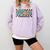 Retro Checkered Music Therapist Squad Music Therapy Teacher For Men Women Comfort Colors Sweatshirt Orchid Retro Checkered Music Therapist Squad Music Therapy Teacher For Men Women Comfort Colors Sweatshirt Orchid