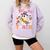 Retro Floral Ghost Trick Or Teach Groovy Teacher Halloween Comfort Colors Sweatshirt Orchid Retro Floral Ghost Trick Or Teach Groovy Teacher Halloween Comfort Colors Sweatshirt Orchid