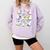 Retro Halloween Science Teacher Ghost Laboratory Teacher Comfort Colors Sweatshirt Orchid Retro Halloween Science Teacher Ghost Laboratory Teacher Comfort Colors Sweatshirt Orchid