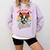 Retro Life Is Better With Boston Terrier Mom Dog Lover Comfort Colors Sweatshirt Orchid