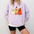 Retro Pencil Ghost Boo Spooky Teacher Halloween Costume Comfort Colors Sweatshirt Orchid Retro Pencil Ghost Boo Spooky Teacher Halloween Costume Comfort Colors Sweatshirt Orchid