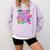 Retro Physical Education Vibes Gym Teacher Phys Ed Teacher Comfort Colors Sweatshirt Orchid