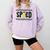 Retro SPED Teacher Pencil Lightning Bolt Back To School Comfort Colors Sweatshirt Orchid Retro SPED Teacher Pencil Lightning Bolt Back To School Comfort Colors Sweatshirt Orchid