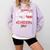 Running On Coffee And Christmas Cheer Lover Teacher For Men Women Kids Comfort Colors Sweatshirt Orchid