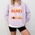 This Is My Scary Math Teacher Costume Halloween Comfort Colors Sweatshirt Orchid