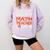 This Is My Scary Math Teacher Costume For Halloween Comfort Colors Sweatshirt Orchid This Is My Scary Math Teacher Costume For Halloween Comfort Colors Sweatshirt Orchid