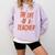 School Teachers Day The Life Of A Teacher Teaching Comfort Colors Sweatshirt Orchid