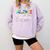 Science Teacher Tie Dye First Day Of School Back To School Men Women Girls Kids Comfort Colors Sweatshirt Orchid