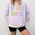 Second Grade Team Heart Teacher Student Back To School Girls Comfort Colors Sweatshirt Orchid Second Grade Team Heart Teacher Student Back To School Girls Comfort Colors Sweatshirt Orchid