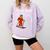 Slope Dude Algebra Geometry Middle School Math Teacher Comfort Colors Sweatshirt Orchid