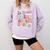 I Speak Toddler Back To School Teacher Comfort Colors Sweatshirt Orchid I Speak Toddler Back To School Teacher Comfort Colors Sweatshirt Orchid