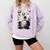 Spooky Halloween Moon Boston Terrier Boston Bull Bostie Comfort Colors Sweatshirt Orchid