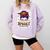 Spooky Paraprofessional Life Halloween Messy Bun Teacher For Men Women Comfort Colors Sweatshirt Orchid Spooky Paraprofessional Life Halloween Messy Bun Teacher For Men Women Comfort Colors Sweatshirt Orchid