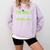 Only Spooky Periodically Halloween Chemistry Teacher Men Women Comfort Colors Sweatshirt Orchid