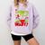 My Students Stole My Heart Teacher Holiday Merry Christmas Comfort Colors Sweatshirt Orchid