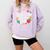 In My Substitute Teacher Era Comfort Colors Sweatshirt Orchid