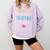 Surprise I'm Your Teacher Today Women Substitute Teacher Comfort Colors Sweatshirt Orchid Surprise I'm Your Teacher Today Women Substitute Teacher Comfort Colors Sweatshirt Orchid