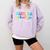 Sustantivo Maestra Fabulosa Adjetivo Spanish Teacher Comfort Colors Sweatshirt Orchid