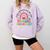 It Takes A Big Heart To Shape Little Minds Teacher Assistant Comfort Colors Sweatshirt Orchid It Takes A Big Heart To Shape Little Minds Teacher Assistant Comfort Colors Sweatshirt Orchid