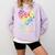 It Takes A Big Heart To Shape Little Minds Teacher Student Men Women Kids Comfort Colors Sweatshirt Orchid