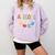 I Teach Awesome Kids Shirt Autism Special Education Teacher Comfort Colors Sweatshirt Orchid