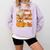 I Teach The Coolest Pumpkins In The Patch Teacher Halloween Comfort Colors Sweatshirt Orchid