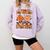 I Teach The Coolest Pumpkins In The Patch Teacher Halloween Comfort Colors Sweatshirt Orchid