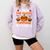 I Teach The Cutest Pumpkins In The Patch Halloween Teacher Comfort Colors Sweatshirt Orchid